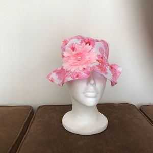 Kate Mack Girls Floral Floppy Hat
